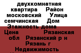 двухкомнатная квартира  › Район ­ московский  › Улица ­ семчинская  › Дом ­ 11 › Этажность дома ­ 15 › Цена ­ 17 000 - Рязанская обл., Рязанский р-н, Рязань г. Недвижимость » Квартиры аренда   